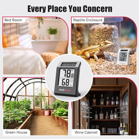 BaldrTherm office and bedroom monitoring demonstrates versatility.