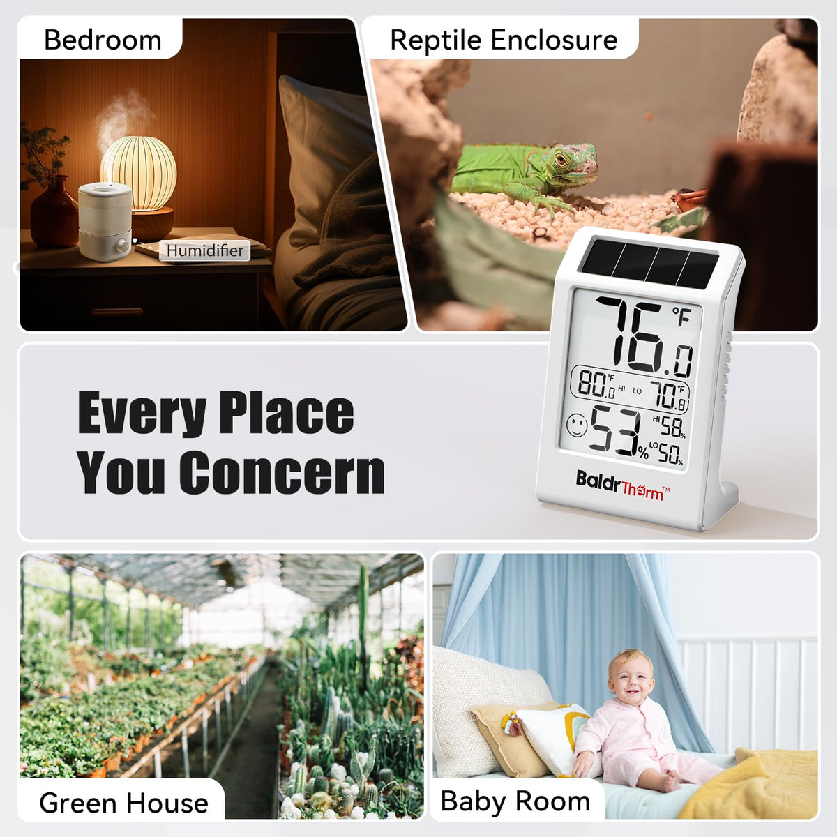BaldrTherm precise digital readout supports quick decisions.