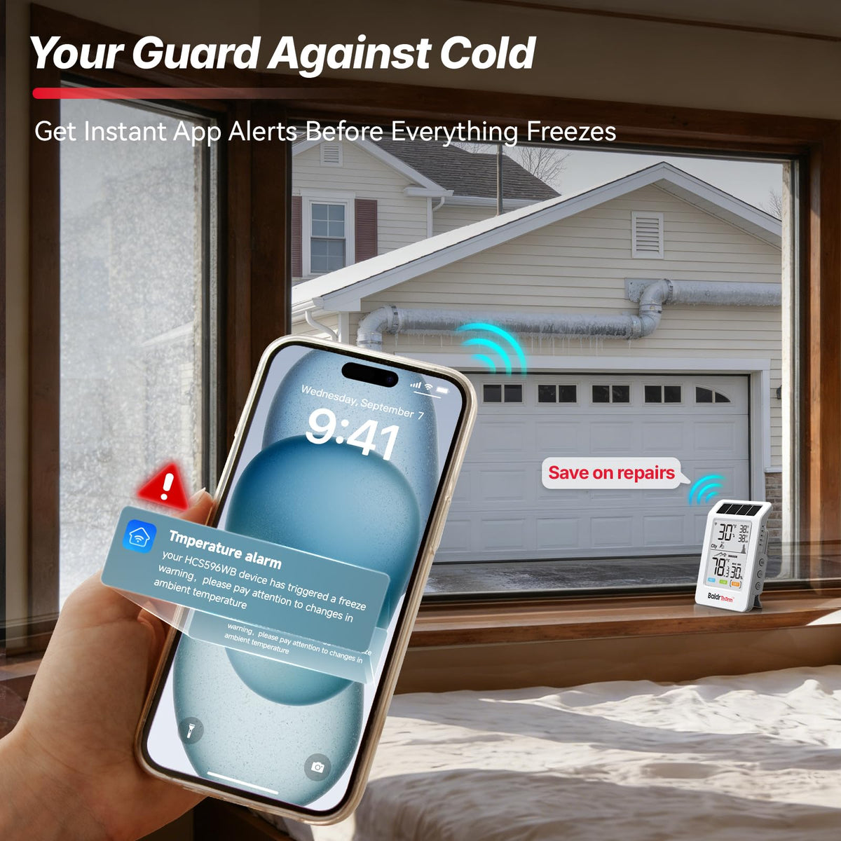 BaldrTherm solar-hybrid battery life highlights long-term reliability in hard-to-reach spots.
