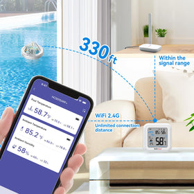 BaldrTherm WiFi gateway enabling real-time monitoring via app