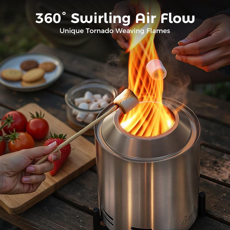 Bali Outdoors smokeless design keeps air clear for indoor or outdoor use