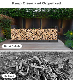 Balie Space powder-coated black finish withstands outdoor weather.
