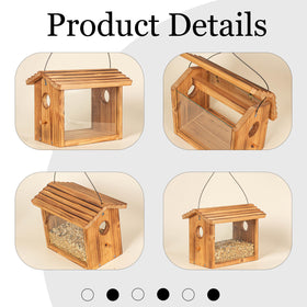 BalterFF wall-mount bird feeder saving space while inviting multiple species