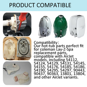 Bamkyait Coleman Lay-Z-Spa impeller visual aids quick, hassle-free replacement.