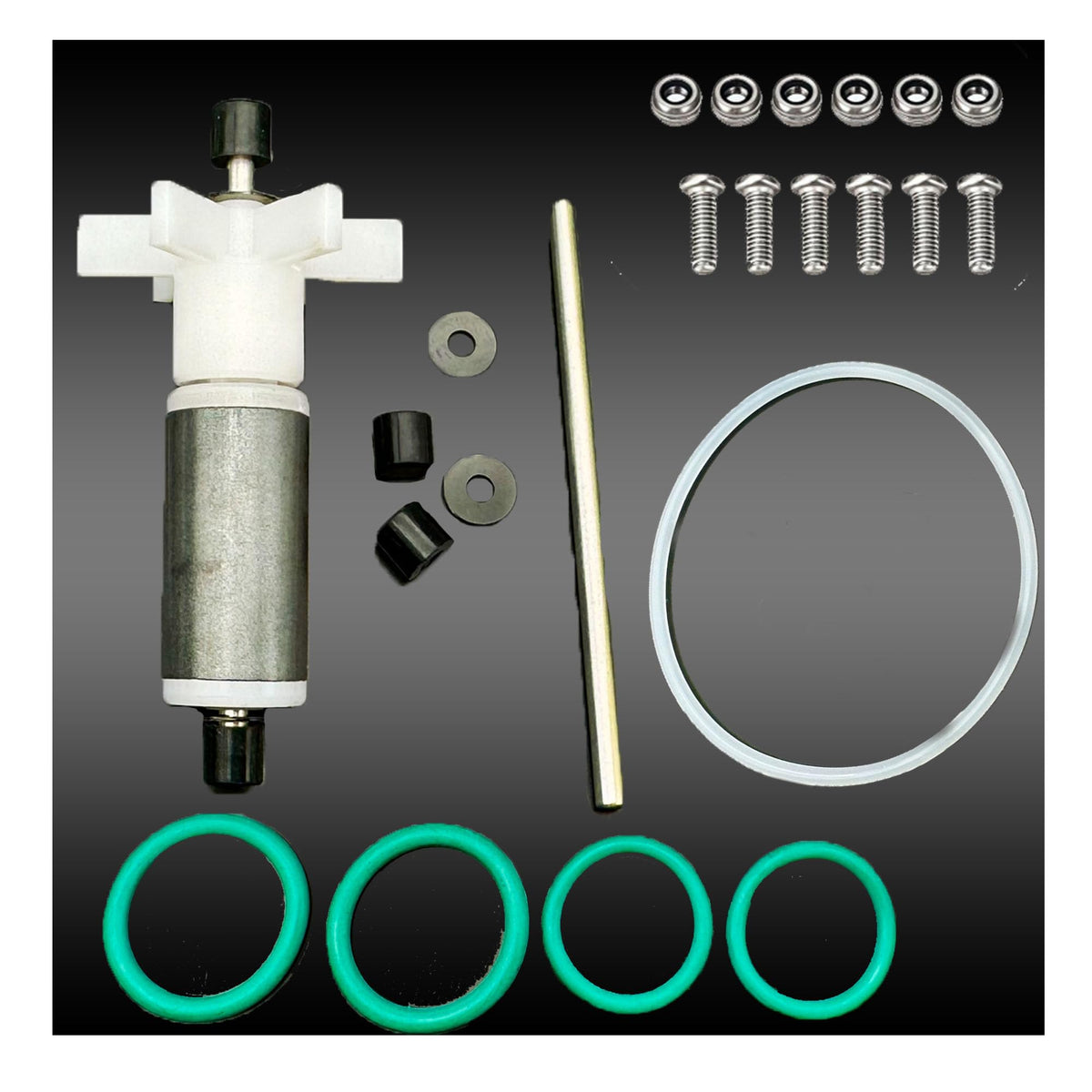 Bamkyait P4071 repair kit assembly for Lay-Z-Spa pump maintenance.