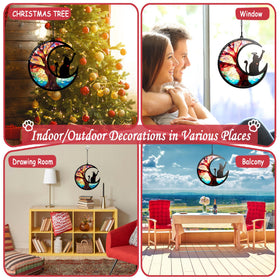 Bamlue window-ready decor for indoor or outdoor placement