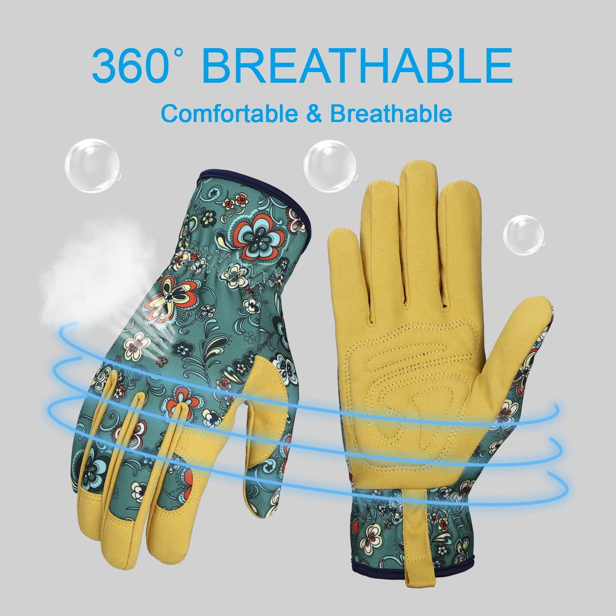 Bamllum glove palm grip ideal for digging and raking tasks