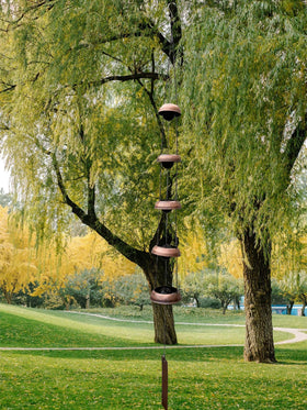 BamOYObu zen garden wind chimes add minimalist décor and soothing tones