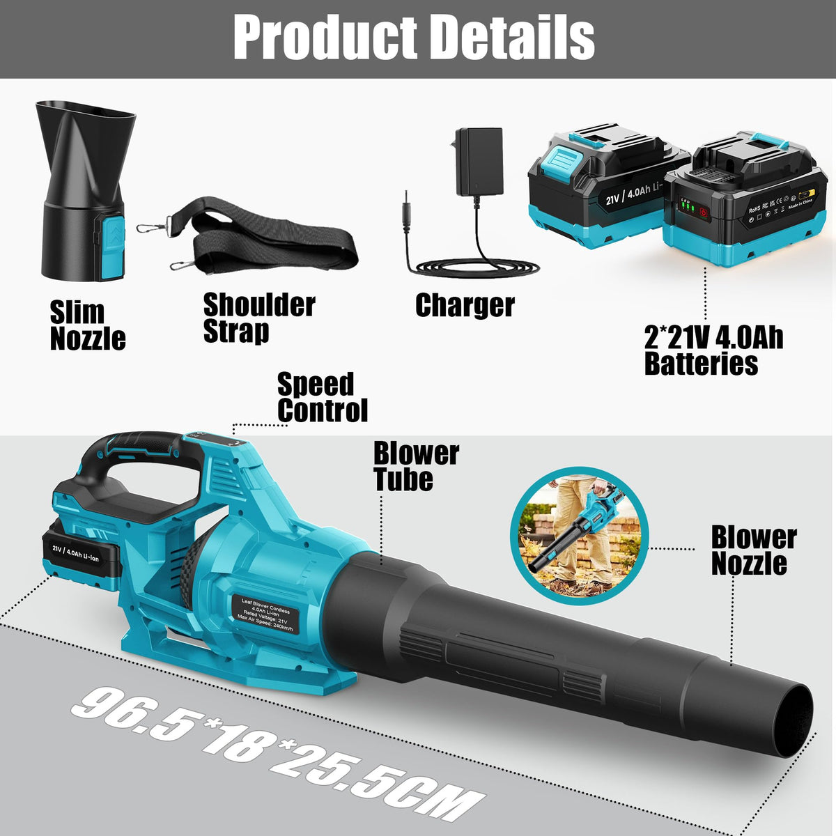 Bamse outdoor cleaning companion suitable for patios, driveways, and gardens