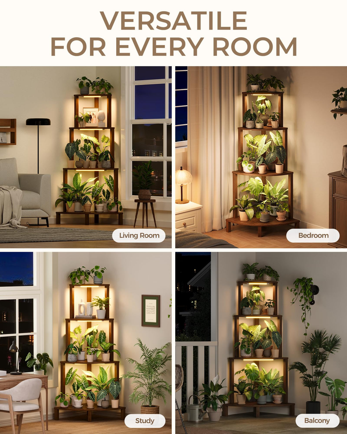 Bamworld 90-degree corner design optimizes unused spaces beautifully.