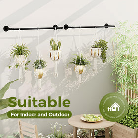 Bamworld durable metal rod with threaded joints for strong, lasting support.