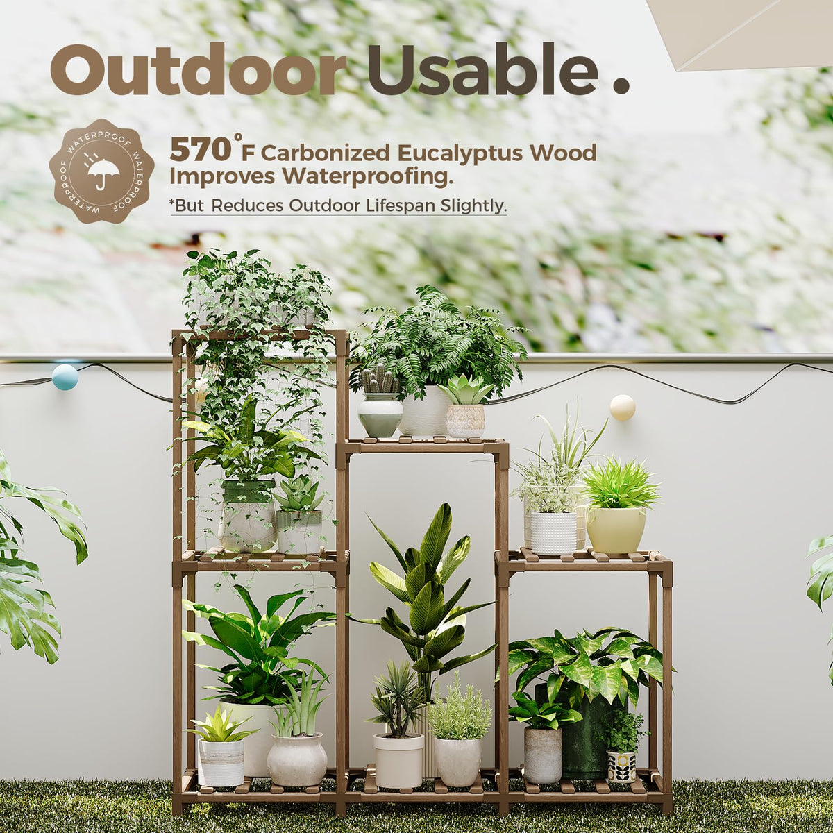 Bamworld easy-assembly plant stand with clear instructions for beginners.