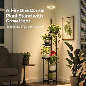 Bamworld full-spectrum LED grow light supports indoor plant health.