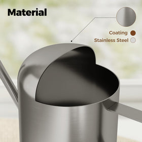 Bamworld garden decor watering can serves as a practical decorative piece