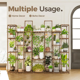 Bamworld hanging flower stand adds dynamic dimension to spaces.