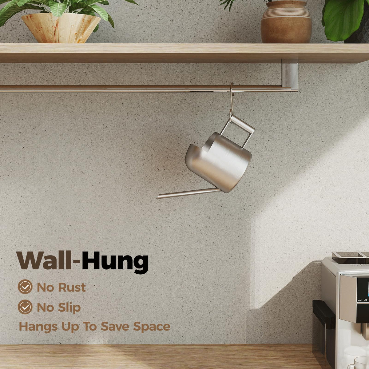 Bamworld indoor-outdoor watering can supports versatile garden and balcony watering