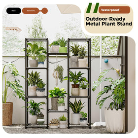 Bamworld large plant holder designed for garden use and weather resistance.