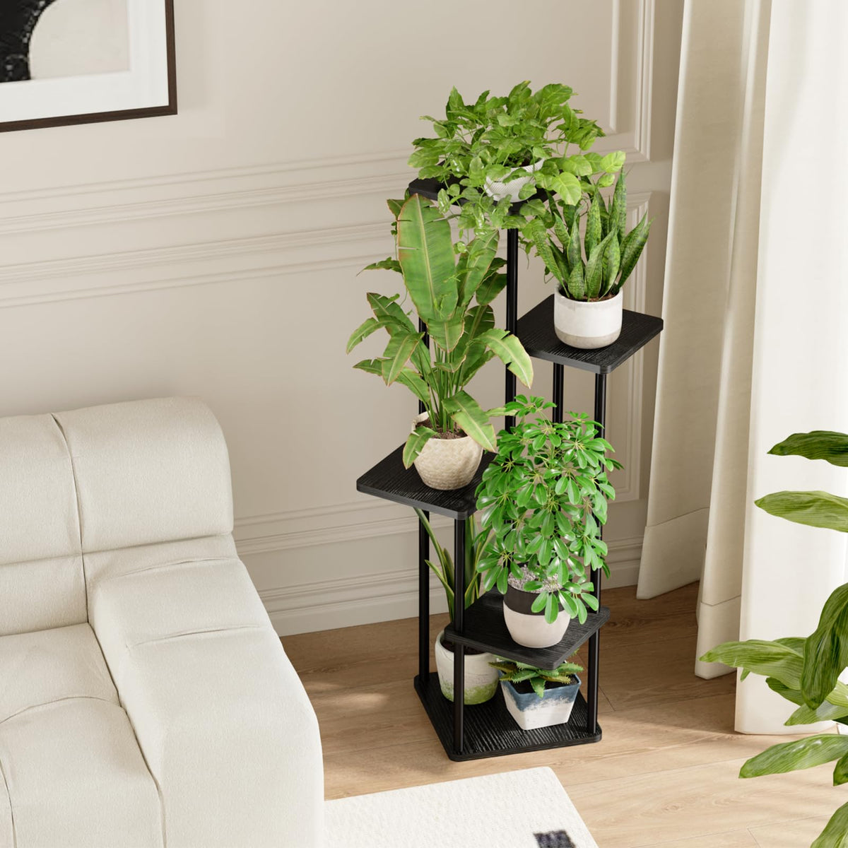 Bamworld plant stand easy assembly image showing simple setup