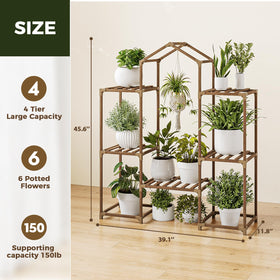 Bamworld plant stand easy installation for quick setup.