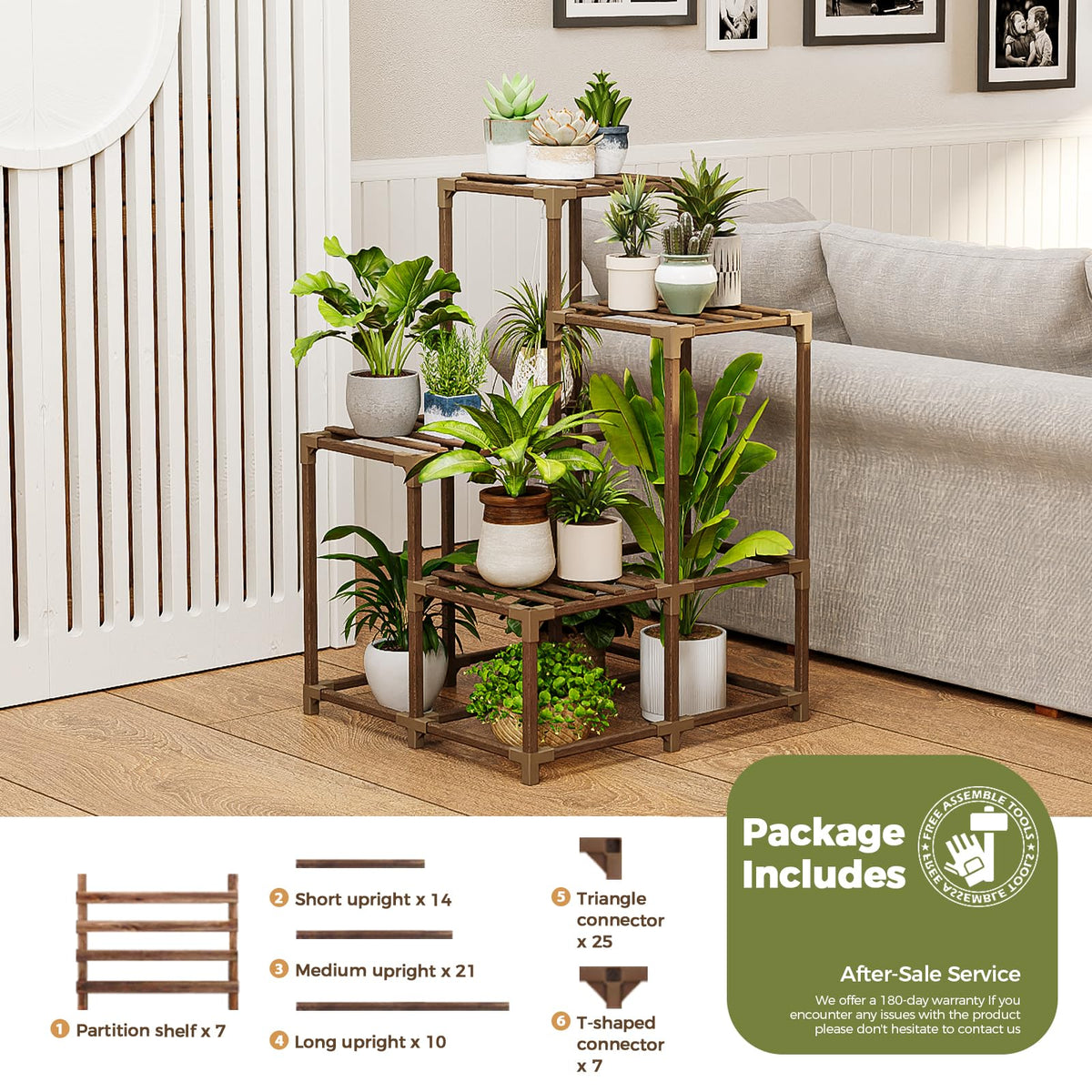 Bamworld space-saving corner design fitting tight spots