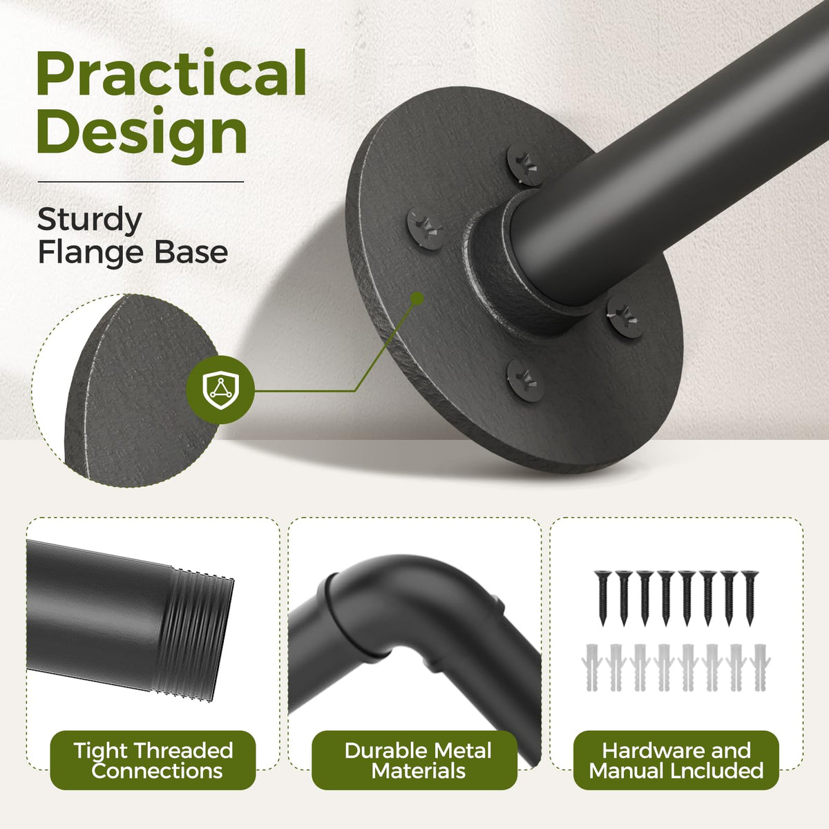 Bamworld space-saving hanging planter set helps maximize balcony and shelf space.