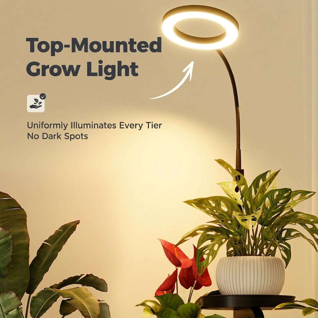 Bamworld sturdy metal frame ensures durable plant storage.