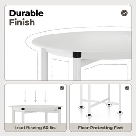 Bamworld white plant stand heavy-duty construction for reliable plant support