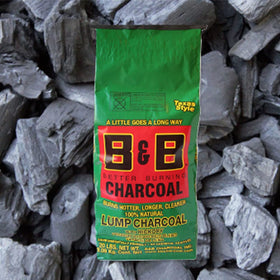 8-pound bag provides ample fuel for extended cookouts.