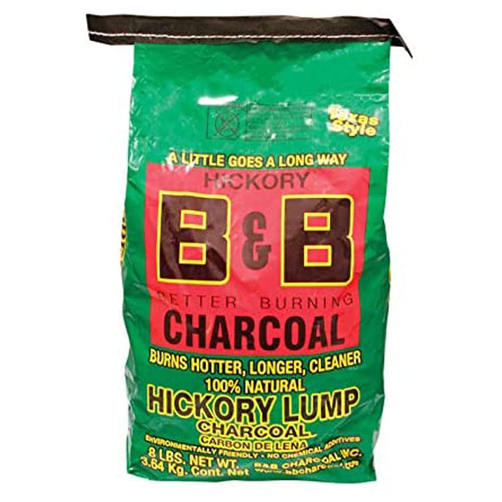 B&B Charcoal suitable for grills and barbecues with steady heat.