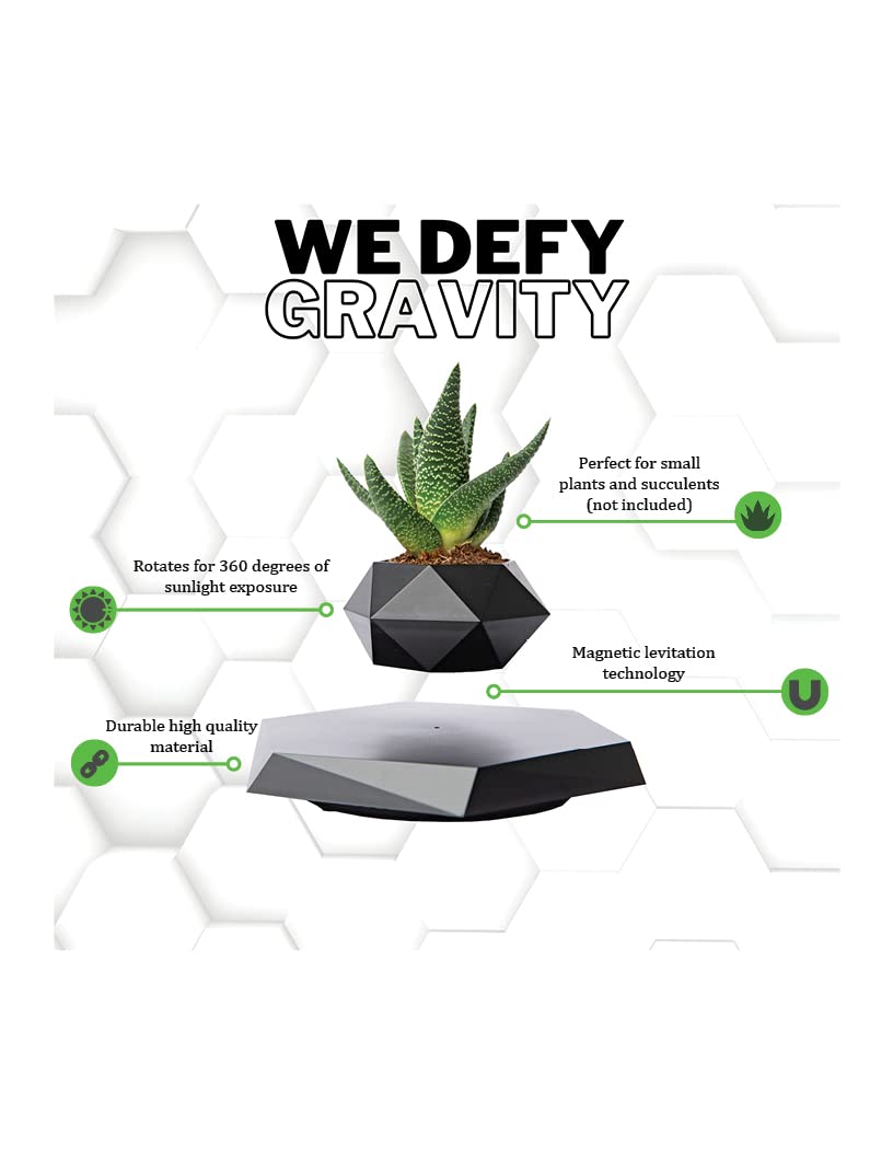 BandDlevs easy, tool-free setup for quick levitating planter installation.
