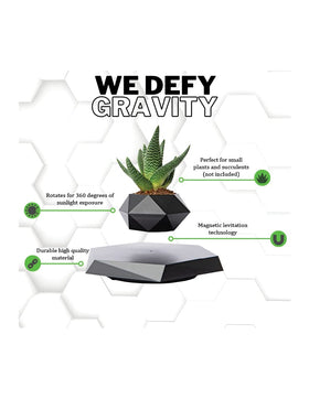 BandDlevs easy, tool-free setup for quick levitating planter installation.
