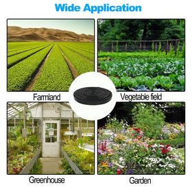 Bandelt irrigation tape fits gardens, patios, and beds for efficient watering.