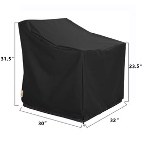 Baner Garden coffee table cover guards surface from rain and debris.