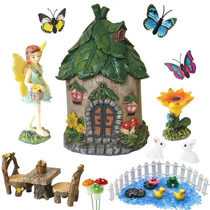 BangBangDa Fairy House Set adds whimsy to outdoor gardens and patios.