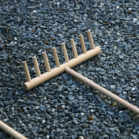 BangBangDa outdoor zen garden rake 48in for precise patterns in sand and gravel