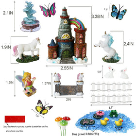 BangBangDa unicorns suit terrariums and dollhouses for mini worlds