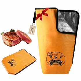 BANGIE 21in BBQ blanket with seamless bottom for grease containment during transport