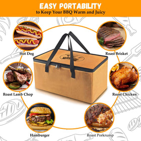 BANGIE BBQ Blanket 5-layer insulation helps keep juices and tenderness.