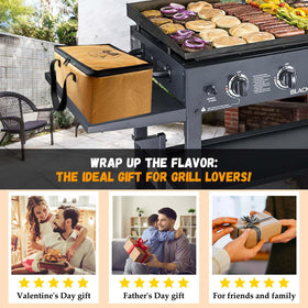 BANGIE BBQ Blanket easy-clean surface for quick cleanup after cooks.