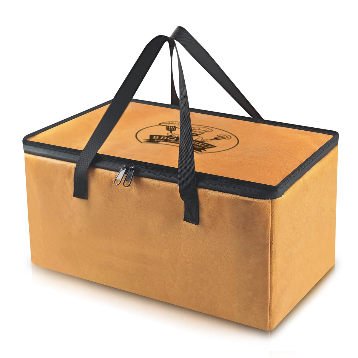 BANGIE BBQ Blanket wide-mouth design eases placing and removing large cuts.
