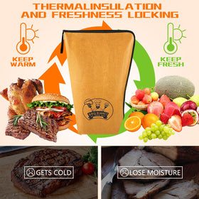 BANGIE brisket full-packers capacity resting bag handles large cuts with ease