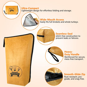 BANGIE wipe-clean interior prevents grease odors after use