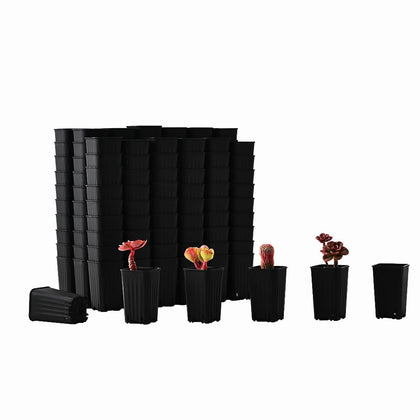 BangQiao 180-pack mini square pot, top view, ideal for seed starting in tight spaces.