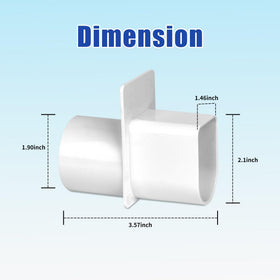 BANLIN deck drain adapter compatible with Stegmeier channels for easy installation.