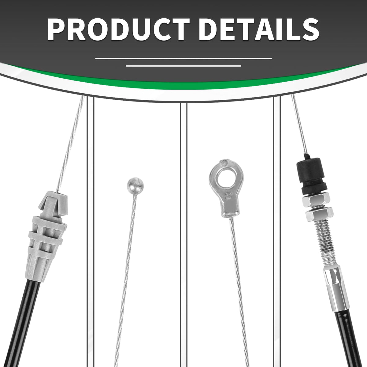 Banlin Honda mower roto-stop cable HRX217 fit demonstrates precise compatibility for easy replacements.