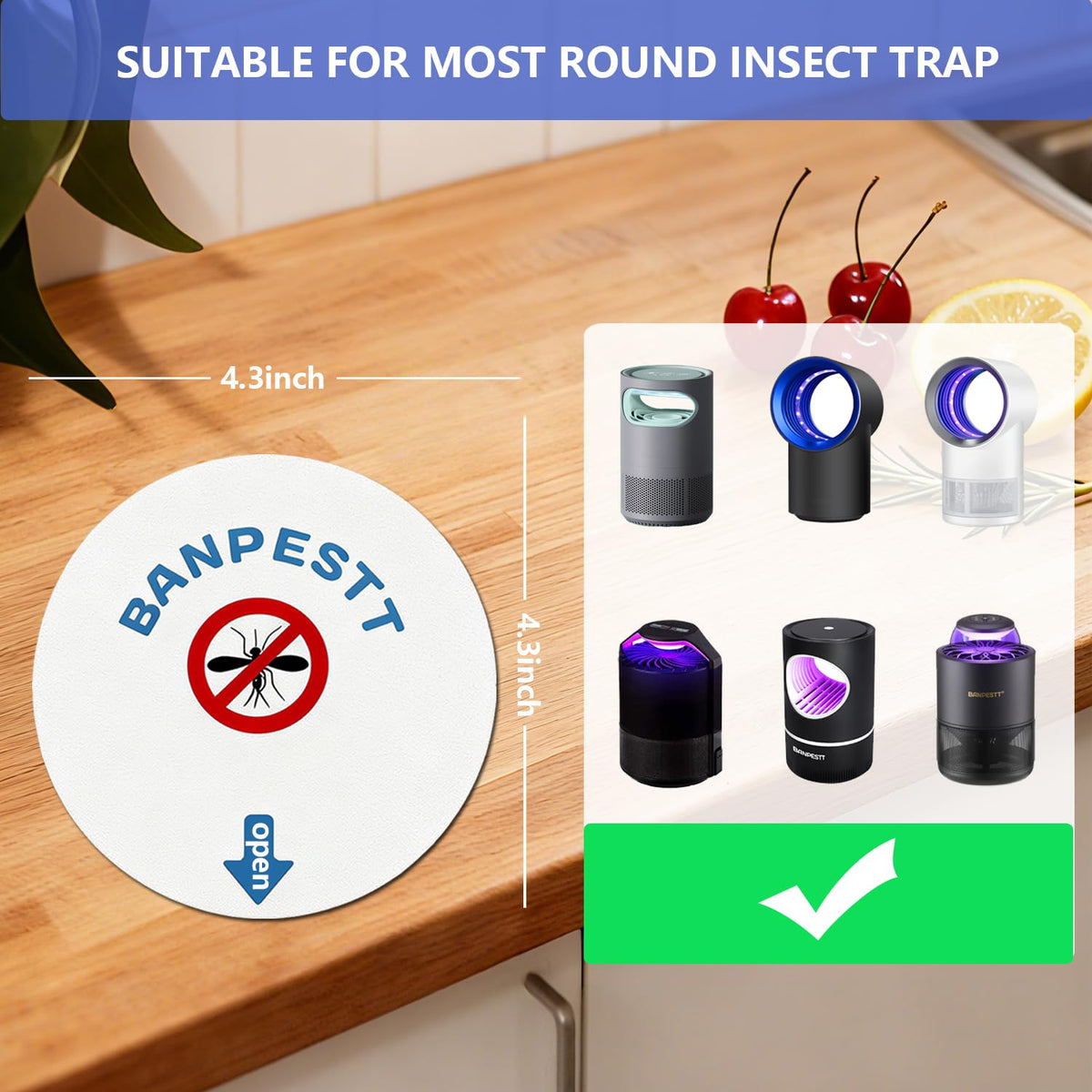 BANPESTT easy setup refill helps replace pads quickly.