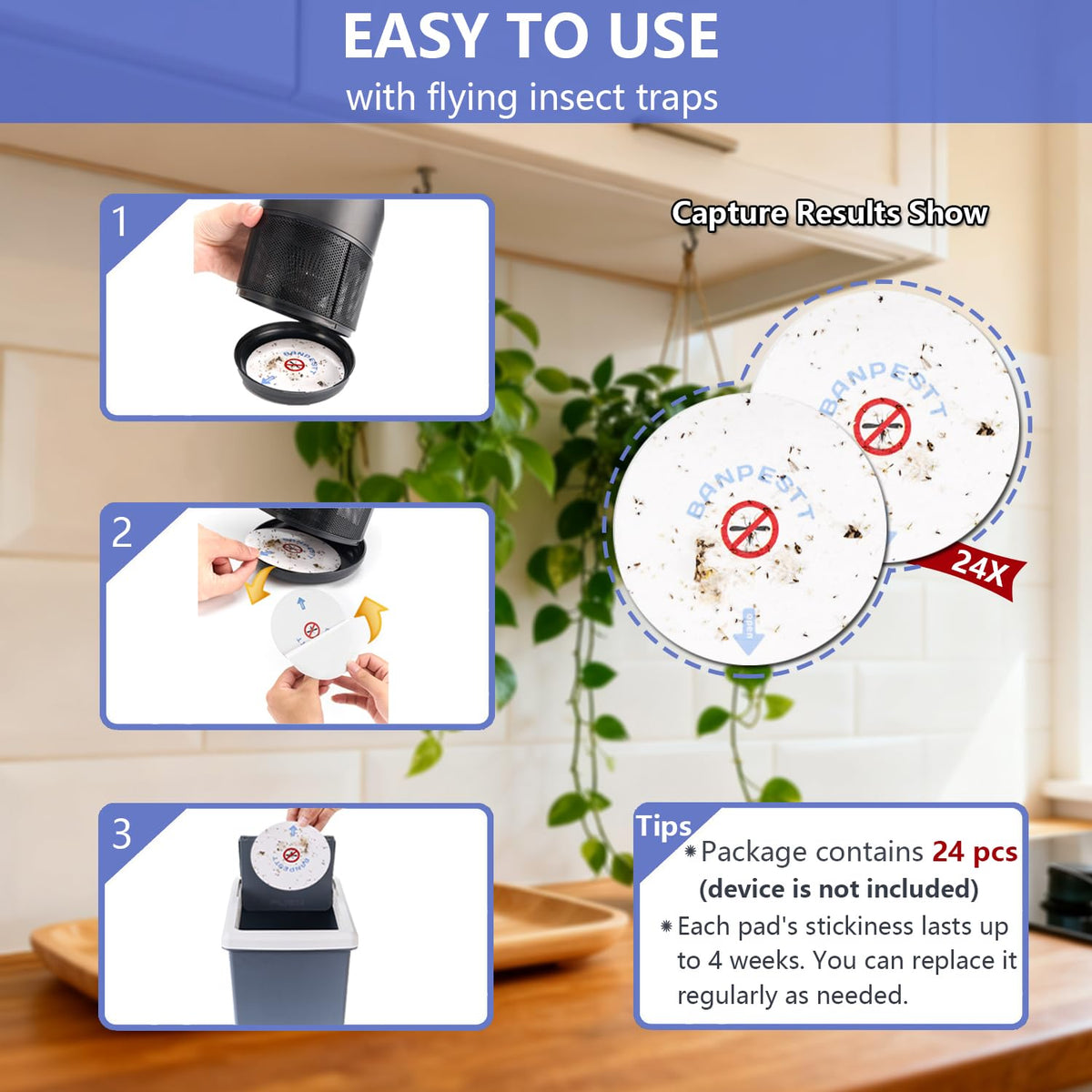 BANPESTT indoor refill helps keep spaces clean and bug-free.