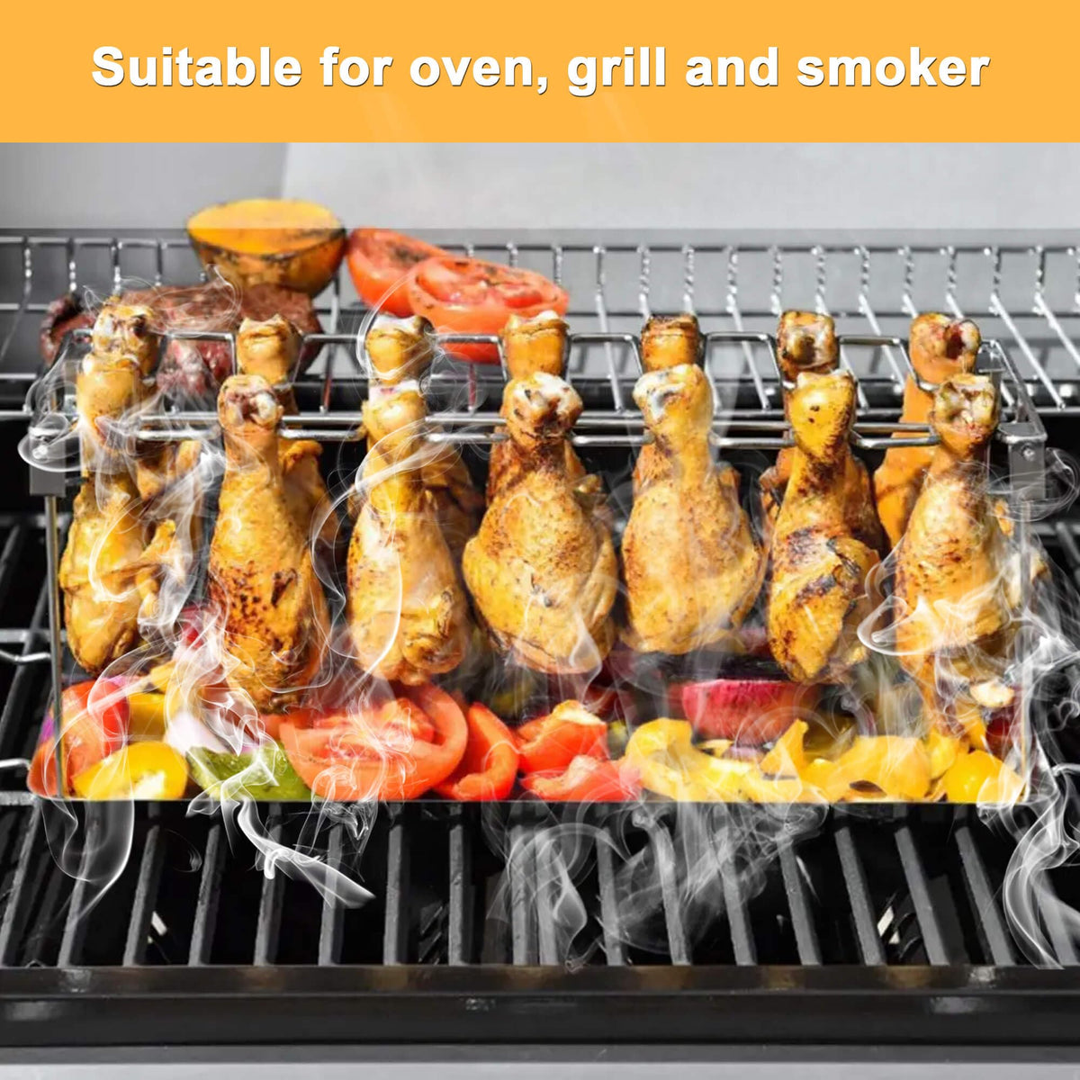 BaokiTook 14-slot drumstick rack keeps legs evenly spaced