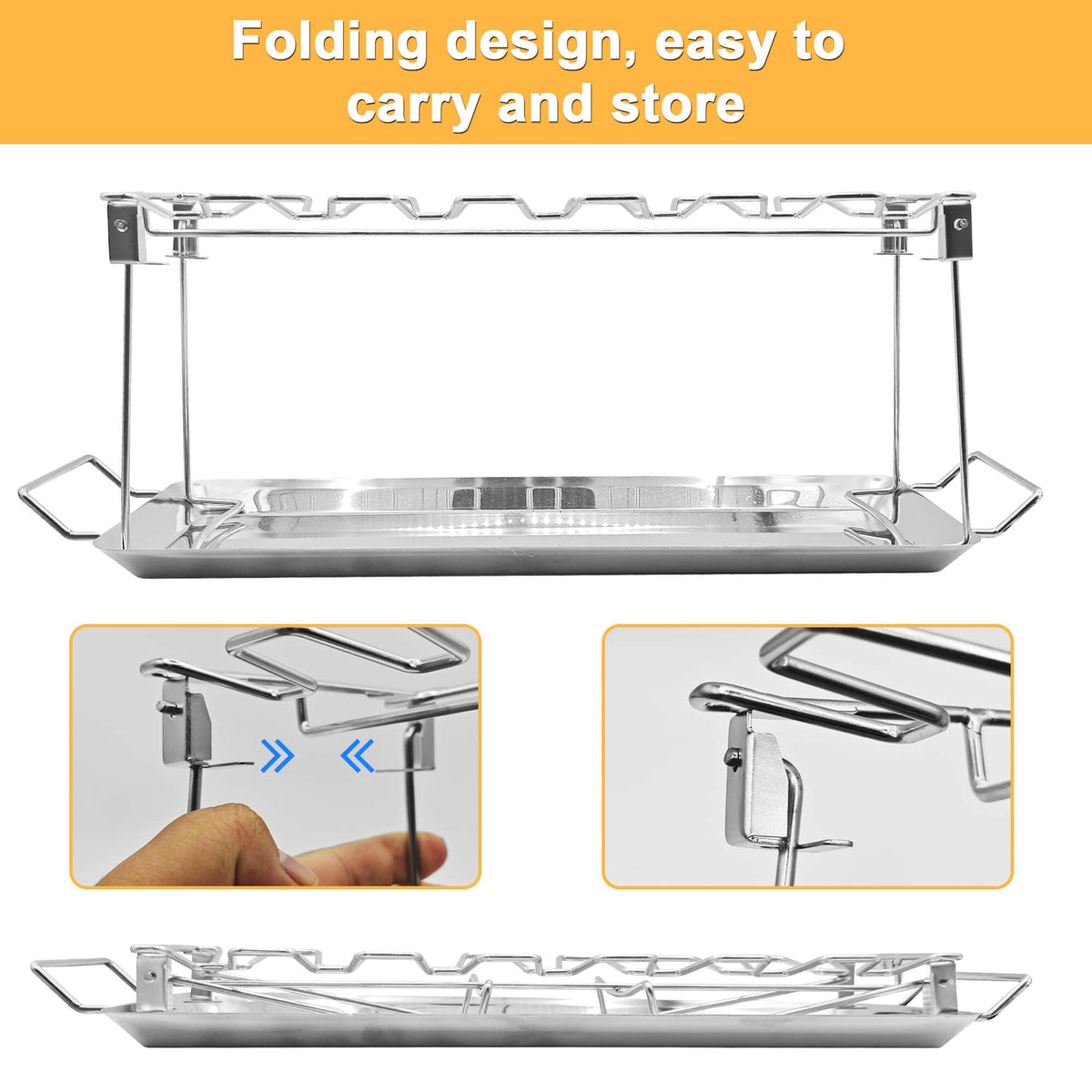 BaokiTook foldable drumstick holder for compact storage