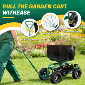 Baotree ergonomic seat cushions provide comfortable seating during gardening